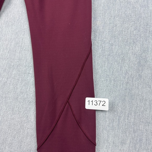 Lululemon Leggings Womens 8 Maroon In Movement 26" 7/8 Tight Yoga Gym Pants - Picture 12 of 12